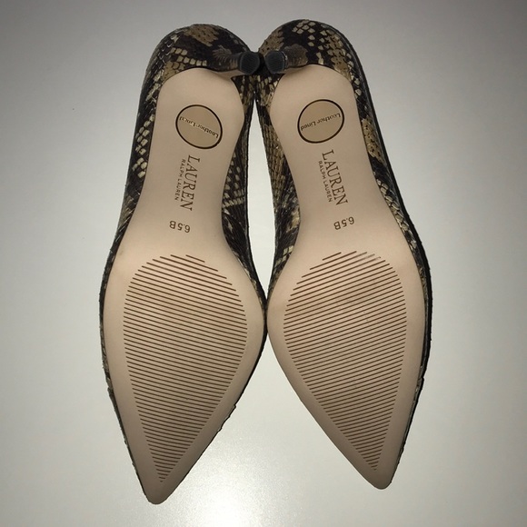 Lauren Ralph Lauren Leather Pumps - Picture 8 of 8